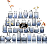 30 Pcs Glass Bud Vase Set